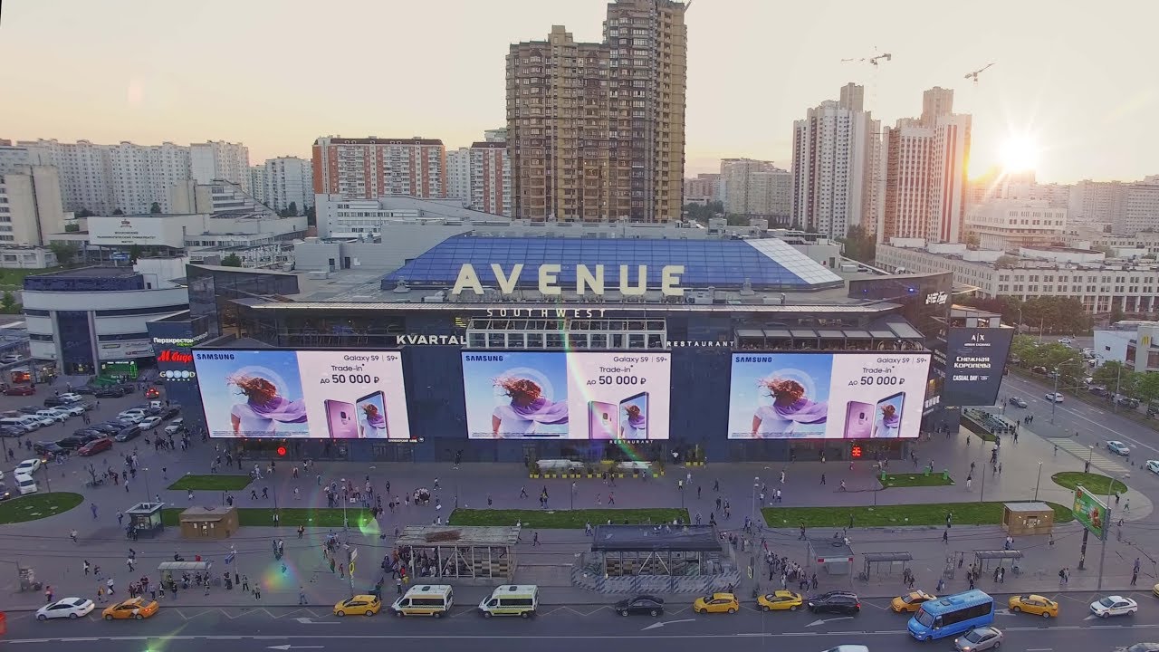 Парковка в ТРЦ Авеню (Avenue Southwest)